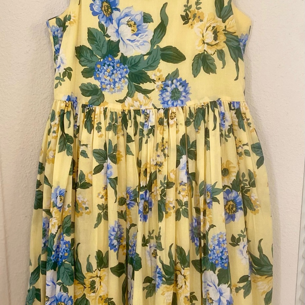 Janie and Jack Yellow Floral Kids Dress